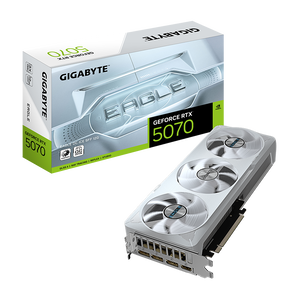 Gigabyte GeForce RTX 5070 Eagle Ice OC SFF 12GB GDDR7 DLSS4  Blanca  Tarjeta Gráfica Nvidia