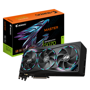 Gigabyte GeForce RTX 5070 Aorus Master 12GB GDDR7 DLSS4  Tarjeta Gráfica Nvidia