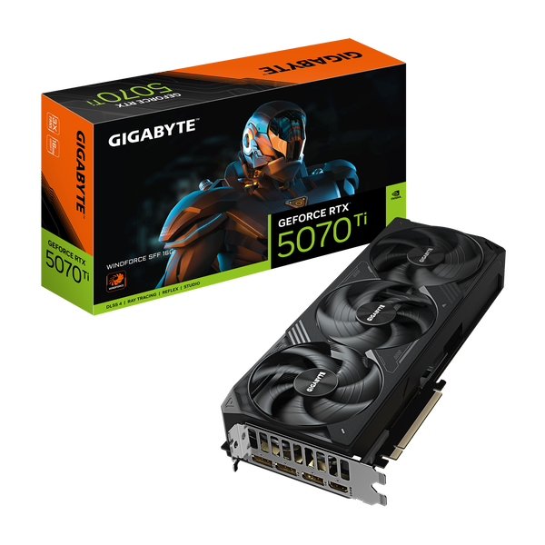 Gigabyte GeForce RTX 5060 Ti Windforce SFF 8GB GDDR7 DLSS4 Tarjeta Gráfica Nvidia Gigabyte GeForce RTX 5060 Ti Windforce SFF 8GB GDDR7 DLSS4 Tarjeta Gráfica Nvidia