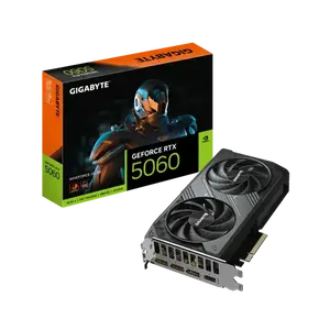 Gigabyte GeForce RTX 5060 Windforce 8GB GDDR7 DLSS4  Tarjeta Gráfica Nvidia
