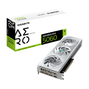 Gigabyte GeForce RTX 5060 Aero OC 8GB GDDR7 DLSS4  Tarjeta Gráfica Nvidia