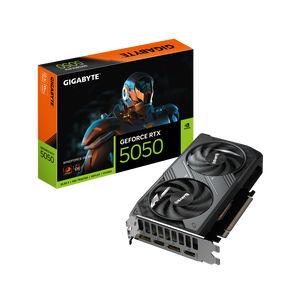 Gigabyte GeForce RTX 5050 Windforce OC 8GB GDDR6 DLSS4  Tarjeta Gráfica Nvidia