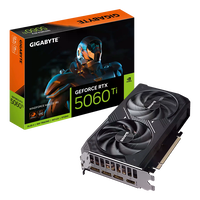 Gigabyte GeForce RTX 5060 Ti WindForce Max OC 8GB GDDR7 DLSS4 | Tarjeta Gráfica
