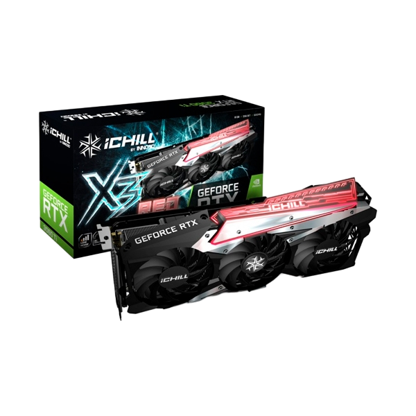 Inno3D GeForce RTX3060 Ti iChill X3 Red 8GB GDDR6 Gráfica Inno3D GeForce RTX3060 Ti iChill X3 Red 8GB GDDR6 Gráfica