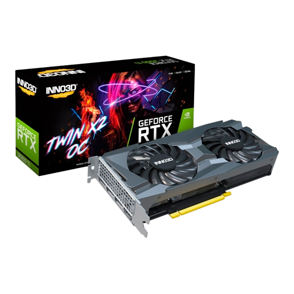 Inno3D GeForce RTX3060 Ti Twin X2 OC 8GB GDDR6  Gráfica Inno3D GeForce RTX3060 Ti Twin X2 OC 8GB GDDR6  Gráfica