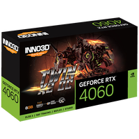 Inno3D GeForce RTX 4060 Twin X2 OC 8GB GDDR6 DLSS3  Tarjeta Gráfica Nvidia