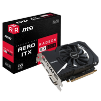 MSI AMD Radeon RX 550 Aero ITX 2GB OC  Gráfica