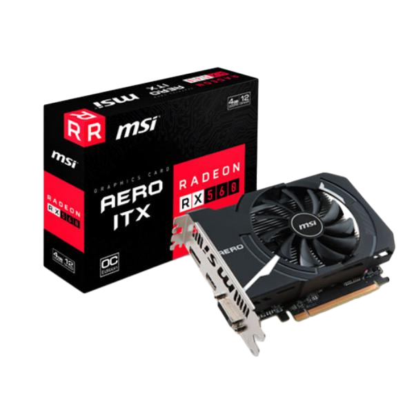 MSI AMD Radeon RX 560 Aero ITX 4G OC 4GB  Gráfica MSI AMD Radeon RX 560 Aero ITX 4G OC 4GB  Gráfica