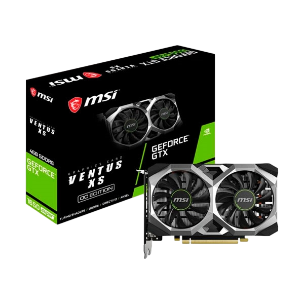 MSI GeForce GTX 1650 Super Ventus XS 4GB Tarjeta Gráfica MSI GeForce GTX 1650 Super Ventus XS 4GB Tarjeta Gráfica