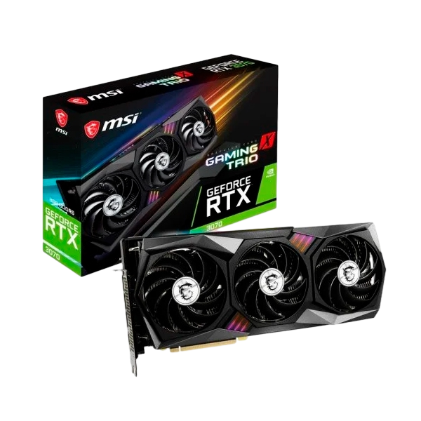 MSI GeForce RTX3070 Gaming X Trio 8GB GDDR6 Gráfica MSI GeForce RTX3070 Gaming X Trio 8GB GDDR6 Gráfica