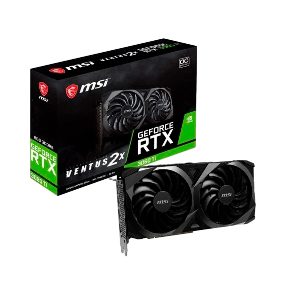 MSI GeForce RTX3060 Ti Ventus 2X OC 8GB GDDR6 Gráfica MSI GeForce RTX3060 Ti Ventus 2X OC 8GB GDDR6 Gráfica
