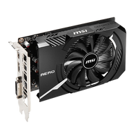 MSI GeForce GTX1650 D6 Aero ITX OC 4GB GD6  Gráfica
