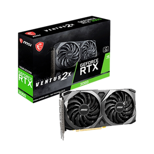 MSI GeForce RTX3060 Ventus 2X 12GB GDDR6 Gráfica MSI GeForce RTX3060 Ventus 2X 12GB GDDR6 Gráfica