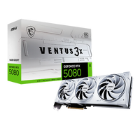 MSI GeForce RTX 5080 Ventus 3X OC White 16GB GDDR7 DLSS4 | Tarjeta Gráfica Nvidia