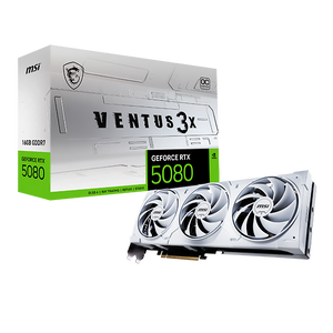 MSI GeForce RTX 5080 Ventus 3X OC White 16GB GDDR7 DLSS4  Tarjeta Gráfica Nvidia