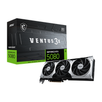 MSI GeForce RTX 5080 Ventus 3X OC Plus 16GB GDDR7 DLSS4  Tarjeta Gráfica Nvidia