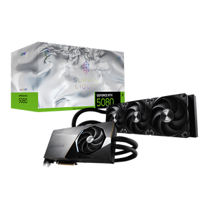 MSI GeForce RTX 5080 Suprim Liquid SOC 16GB GDDR7 DLSS4 Tarjeta Gráfica Nvidia MSI GeForce RTX 5080 Suprim Liquid SOC 16GB GDDR7 DLSS4 Tarjeta Gráfica Nvidia