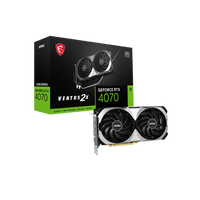 MSI GeForce RTX 4070 Ventus 2X OC V2 12GB GDDR6 DLSS3 Tarjeta Gráfica Nvidia MSI GeForce RTX 4070 Ventus 2X OC V2 12GB GDDR6 DLSS3 Tarjeta Gráfica Nvidia