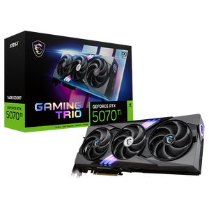 MSI GeForce RTX 5070 Ti Gaming Trio Plus OC 16GB GDDR7 DLSS4  Tarjeta Gráfica Nvidia