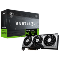 MSI GeForce RTX 5070 Ti Ventus 3X OC 16GB GDDR7 DLSS4 | Tarjeta Gráfica Nvidia MSI GeForce RTX 5070 Ti Ventus 3X OC 16GB GDDR7 DLSS4 | Tarjeta Gráfica Nvidia