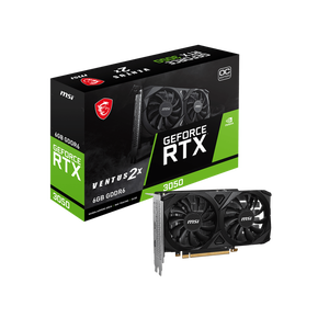 MSI GeForce RTX 3050 Ventus 2X E OC 6GB GDDR6 DLSS3 Tarjeta Gráfica Nvidia MSI GeForce RTX 3050 Ventus 2X E OC 6GB GDDR6 DLSS3 Tarjeta Gráfica Nvidia