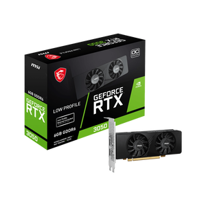 MSI GeForce RTX 3050 Low Profile OC 6GB GDDR6 Tarjeta Gráfica Nvidia MSI GeForce RTX 3050 Low Profile OC 6GB GDDR6 Tarjeta Gráfica Nvidia