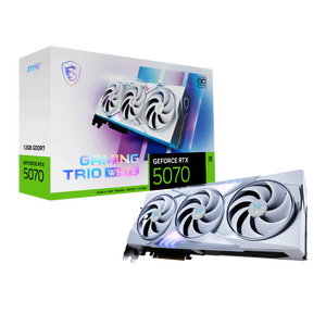 MSI GeForce RTX 5070 Gaming Trio OC White 12GB GDDR7 DLSS4  Blanca  Tarjeta Gráfica Nvidia