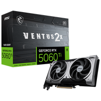 MSI GeForce RTX 5060 Ti Ventus 2X OC Plus 16GB GDDR7 DLSS4  Tarjeta Gráfica Nvidia