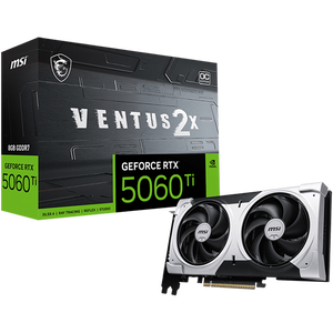 MSI GeForce RTX 5060 Ti Ventus 2X OC Plus 8GB GDDR7 DLSS4 Tarjeta Gráfica Nvidia MSI GeForce RTX 5060 Ti Ventus 2X OC Plus 8GB GDDR7 DLSS4 Tarjeta Gráfica Nvidia