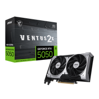 MSI GeForce RTX 5050 Ventus 2X OC 8GB GDDR6 DLSS4 | Tarjeta Gráfica Nvidia MSI GeForce RTX 5050 Ventus 2X OC 8GB GDDR6 DLSS4 | Tarjeta Gráfica Nvidia