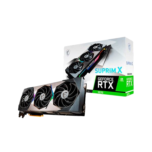 MSI GeForce RTX3070 Suprim X 8GB GDDR6 LHR  Tarjeta Gráfica Nvidia MSI GeForce RTX3070 Suprim X 8GB GDDR6 LHR  Tarjeta Gráfica Nvidia