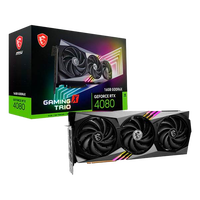 MSI GeForce RTX 4080 Gaming X Trio 16GB GDDR6X DLSS3 - Tarjeta Gráfica Nvidia MSI GeForce RTX 4080 Gaming X Trio 16GB GDDR6X DLSS3 - Tarjeta Gráfica Nvidia