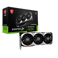 MSI GeForce RTX 4080 Ventus 3X OC 16GB GDDR6X DLSS3 - Tarjeta Gráfica Nvidia MSI GeForce RTX 4080 Ventus 3X OC 16GB GDDR6X DLSS3 - Tarjeta Gráfica Nvidia