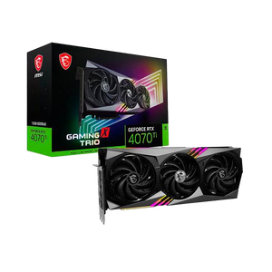 MSI GeForce RTX 4070 Ti Gaming X Trio 12GB GDDR6X DLSS3  Tarjeta Gráfica Nvidia