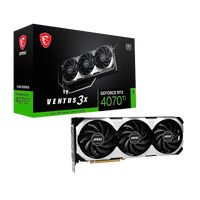 MSI GeForce RTX 4070 Ti Ventus 3X OC 12GB GDDR6X DLSS3 Tarjeta Gráfica Nvidia MSI GeForce RTX 4070 Ti Ventus 3X OC 12GB GDDR6X DLSS3 Tarjeta Gráfica Nvidia