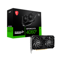 MSI GeForce RTX 4060 Ti Ventus 2X OC 8GB GDDR6 DLSS3  Tarjeta Gráfica Nvidia