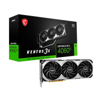 MSI GeForce RTX 4060 Ti Ventus 3X OC 8GB GDDR6 DLSS3 Tarjeta Gráfica Nvidia MSI GeForce RTX 4060 Ti Ventus 3X OC 8GB GDDR6 DLSS3 Tarjeta Gráfica Nvidia