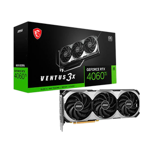 MSI GeForce RTX 4060 Ti Ventus 3X OC 8GB GDDR6 DLSS3  Tarjeta Gráfica Nvidia