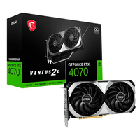 MSI GeForce RTX 4070 Ventus 2X OC 12GB GDDR6X DLSS3  Tarjeta Gráfica Nvidia