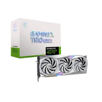 MSI GeForce RTX 4070 Ti Gaming X Trio White 12GB GDDR6X  Tarjeta Gráfica Nvidia
