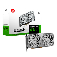 MSI GeForce RTX 4070 Ventus 2X White 12GB GDDR6 DLSS3 Tarjeta Gráfica Nvidia MSI GeForce RTX 4070 Ventus 2X White 12GB GDDR6 DLSS3 Tarjeta Gráfica Nvidia