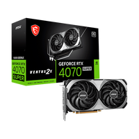 MSI GeForce RTX 4070 Super Ventus 2X OC 12GB GDDR6X DLSS3 Tarjeta Gráfica Nvidia MSI GeForce RTX 4070 Super Ventus 2X OC 12GB GDDR6X DLSS3 Tarjeta Gráfica Nvidia
