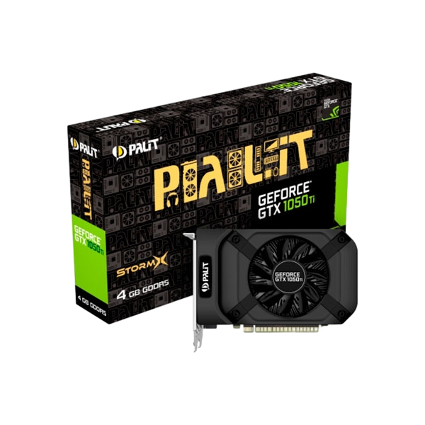 Palit GeForce GTX1050 Ti StormX 4GB GDDR5 Gráfica Palit GeForce GTX1050 Ti StormX 4GB GDDR5 Gráfica