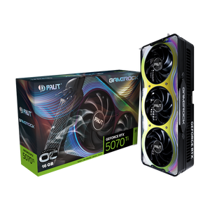 Palit GeForce RTX 5070 Ti GameRock OC 16GB GDDR7 DLSS4  Tarjeta Gráfica Nvidia