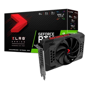 PNY GeForce RTX3050 XLR8 Gaming Revel EpicX Single Fan 8GB GDDR6  Tarjeta Gráfica Nvidia