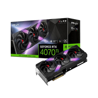 PNY GeForce RTX 4070 Ti XLR8 Gaming Verto Triple Fan 12GB GDDR6X DLSS3 Tarjeta Gráfica Nvidia PNY GeForce RTX 4070 Ti XLR8 Gaming Verto Triple Fan 12GB GDDR6X DLSS3 Tarjeta Gráfica Nvidia
