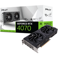 PNY GeForce RTX 4070 Verto Dual 12GB GDDR6X DLSS3 Tarjeta Gráfica Nvidia PNY GeForce RTX 4070 Verto Dual 12GB GDDR6X DLSS3 Tarjeta Gráfica Nvidia