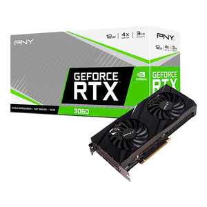 PNY GeForce RTX 3060 Verto Dual 12GB GDDR6  Tarjeta Gráfica Nvidia