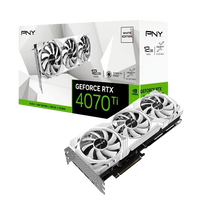 PNY GeForce RTX 4070 TI Verto White 12GB GDDR6X DLSS3  Tarjeta Gráfica Nvidia