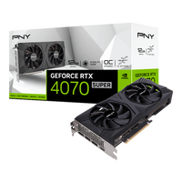 PNY GeForce RTX 4070 Super Verto 12GB GDDR6X DLSS3 Tarjeta Gráfica Nvidia PNY GeForce RTX 4070 Super Verto 12GB GDDR6X DLSS3 Tarjeta Gráfica Nvidia
